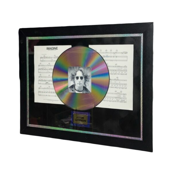 Imagine Vinyl 68 x 54 cm Framed Piece (2) | Monkey Paw Mexico