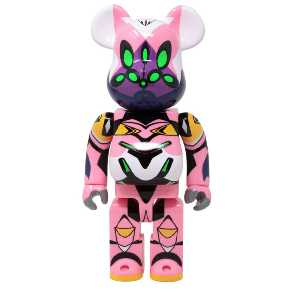 Evangelion EVA 08 Gloss Ver. pink 400% Bearbrick Figure (1) | Monkey Paw Mexico