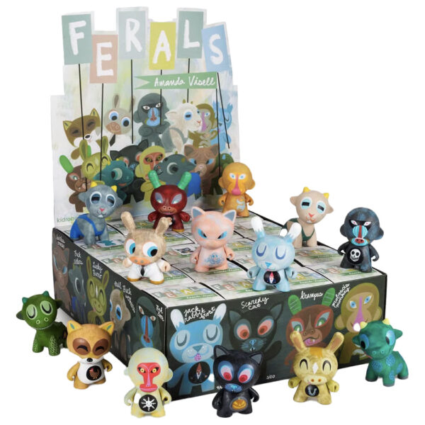 Ferals Series Dunny Blind Box 3 figure by Amanda Visell | Monkey Paw Mexico