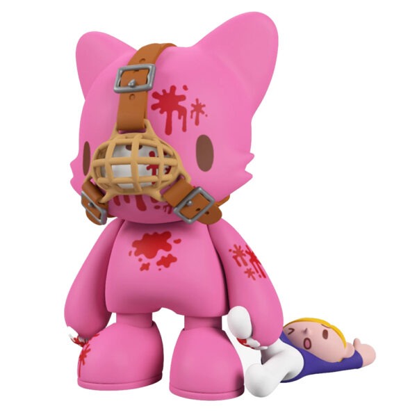 Gloomy in Pink Superjanky 8 figure by Mori Chack (4) | Monkey Paw Mexico