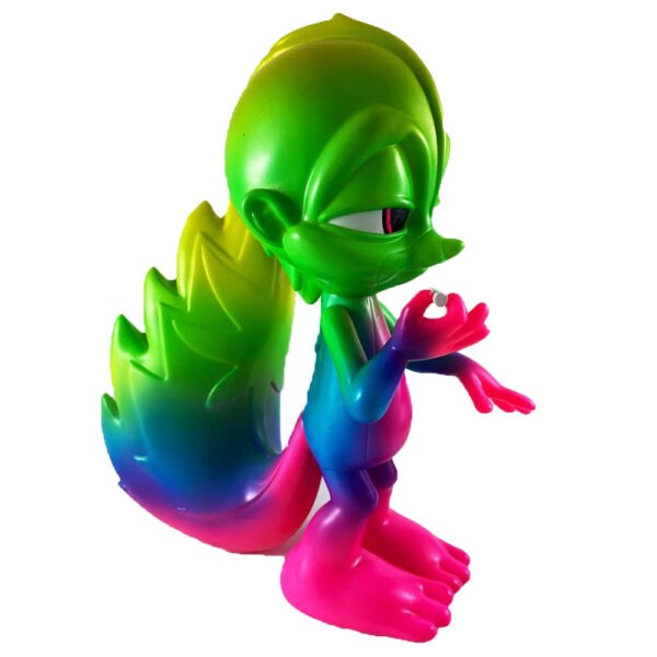 Punk Skunk Tie-Dyed Rainbow 9 figure by Ron English (1) | Monkey Paw Mexico