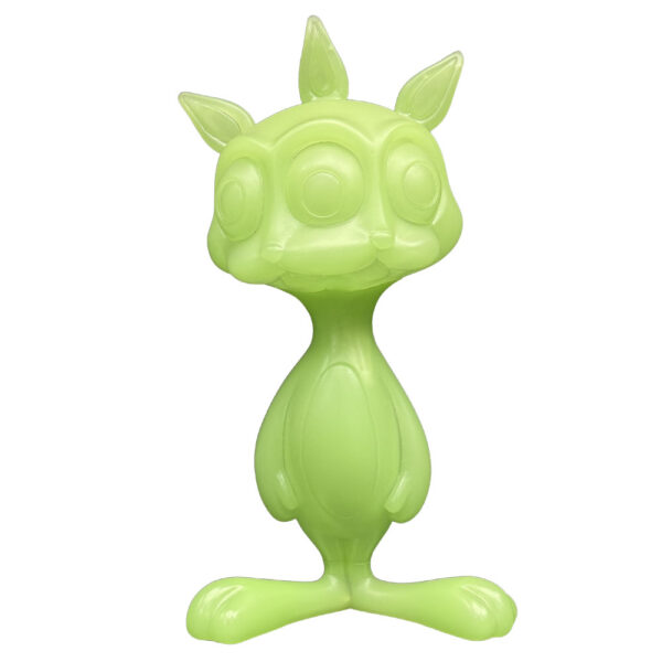 Ronnie Rabbit Sample (Green) 7 figure by Ron English | Monkey Paw Mexico