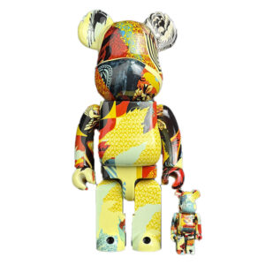 Shepard Fairey Bearbrick 400% & 100% figures by Obey | Monkey Paw Mexico