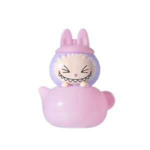 Hibiscus Pink Pop Bean Labubu Shenzhen Exclsuive Mornig Tea 1 figure by Kasing Lung | Monkey Paw Mexico