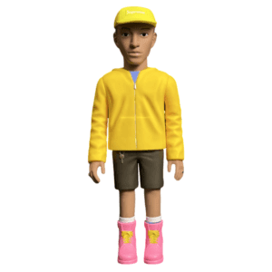 Pharrell Williams with Minions 9" Figure