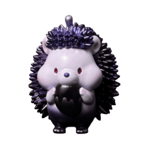 Purple Durian Hedgehog 6” Figure Signed by Jinart