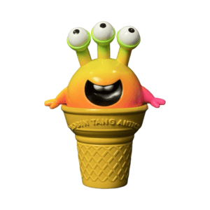 Rainbow Ice Cream Monster 4.5” Figure by Robin Tang Antics