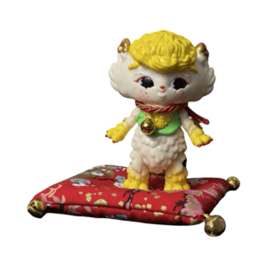 Green Mini Lucky Cat 3.5" Figure by Miloza Ma