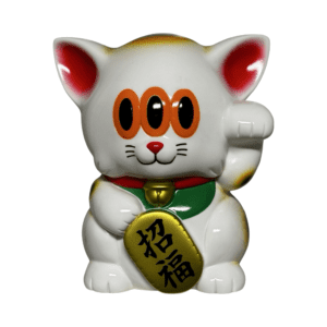 Mega 3 eyed Cat Maneki Neko Edition 10" Figure by Art Junkie