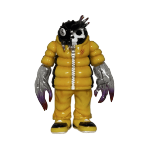 Yellow Warrior 8” Figure by Gyaromi 1 | Monkey Paw Mexico