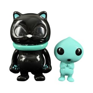 Meow-e Black 7” Figure by Zero F (Signed) 06 | Monkey Paw Mexico