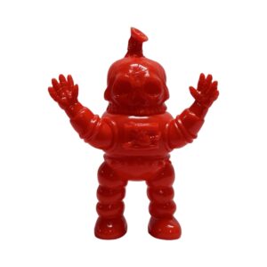 Astro Skullbot Red Edition 6 Figure by Kenth Toy Works 01 | Monkey Paw México