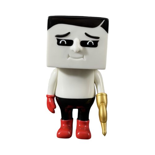 Aitsu Tofu White Edition 6.5” Figure by Punk Drunkers x Devil Robots (2017) 01 | Monkey Paw México