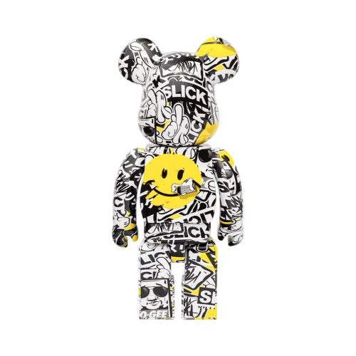 All Over Pattern Print Bearbrick 400% & 100% By OG Slick (DCON24 Exclusive) 06 | Monkey Paw México