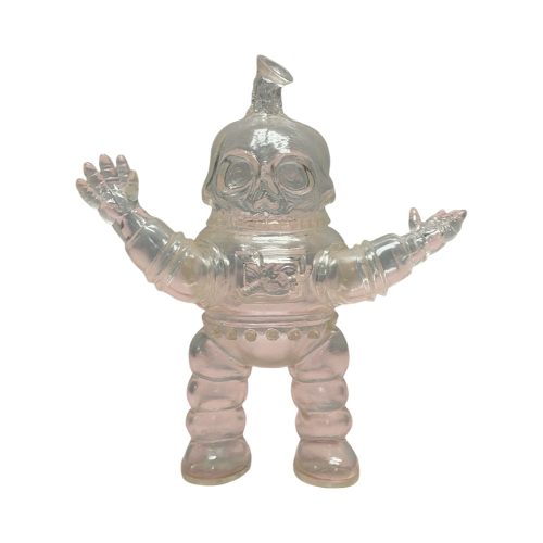 Astro Skullbot Clear Edition 6 Figure by Kenth Toy Works 01 | Monkey Paw México