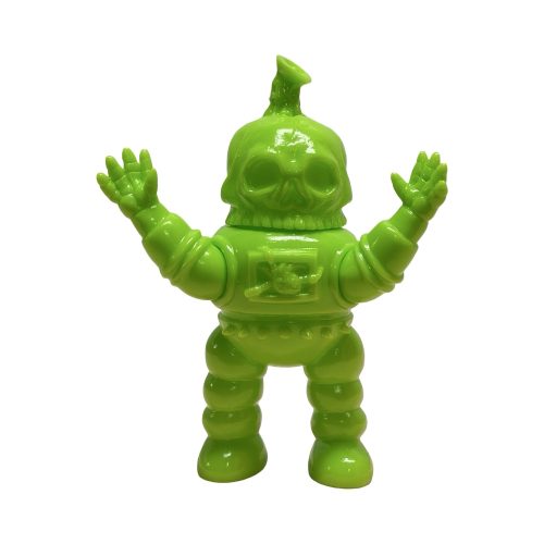 Astro Skullbot Green Edition 6 Figure by Kenth Toy Works 01 | Monkey Paw México