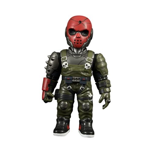 BM Combatmen 001 The Faust Headshot Red Edition 8” Figure by Brackmetal Toys (2022) 01 | Monkey Paw México