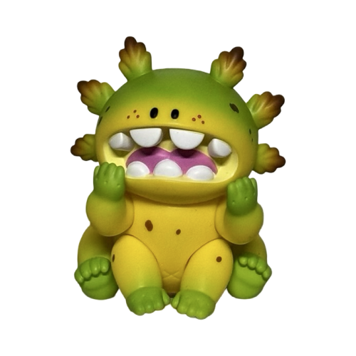 Banana Axolot! Macaroni 6″ Figure by Grape Brain X Loo 1