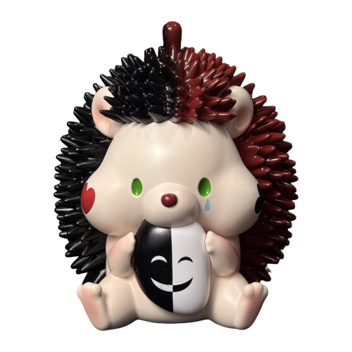 Black & Red Durian Hedgehog 8” Figure Signed by Jinart 1 | Monkey Paw Mexico