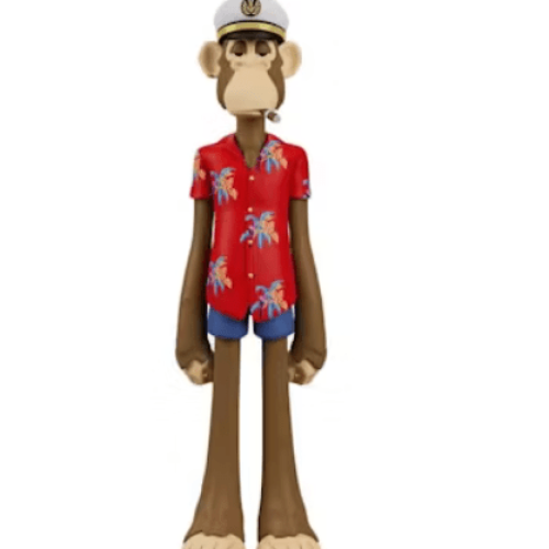 Bored Ape Yacht Club Hawái Curtis 10" Figure Monkey Paw Mexico