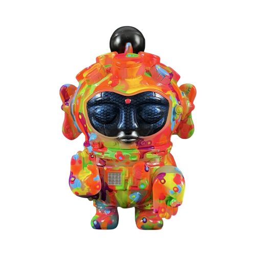Chaos Nyan Neon Multicolor Edition 8” Figure by Micbraining (Signed) 01 | Monkey Paw México