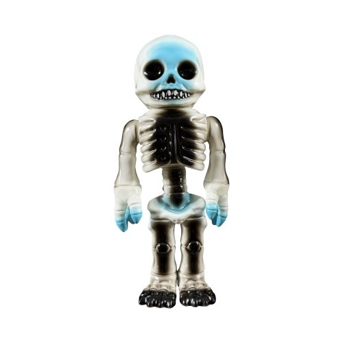 Deathskeleton WhiteBlue Edition 9” Figure by Kazumichi Maruoka x Gent Japan (SofubiGo Exclusive) 01 | Monkey Paw México