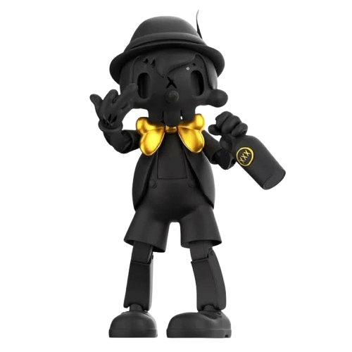 Skulltoons The Pino Yolo Black 13" Figure By Theodoru Monkey Paw Mexico