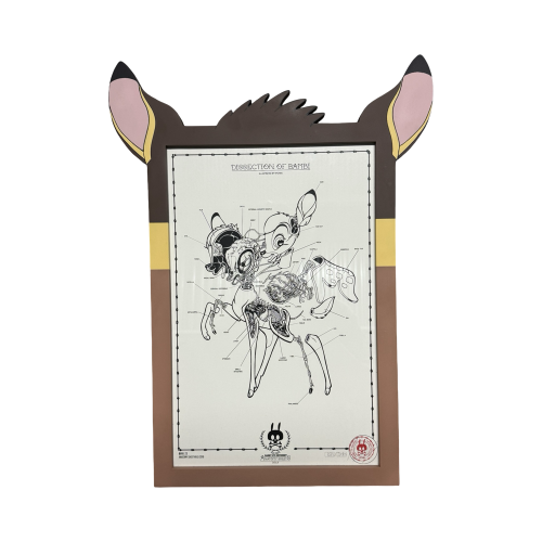 Dissection of Bambi 56cm x 41cm Frame by Nichos 1 | Monkey Paw Mexico