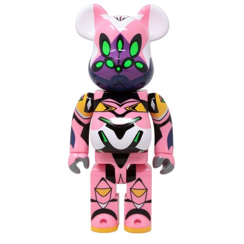 Evangelion EVA 08 Gloss Ver. pink 400% Bearbrick Figure (1) | Monkey Paw Mexico