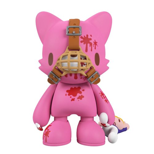 Gloomy in Pink Superjanky 8 figure by Mori Chack (2) | Monkey Paw Mexico