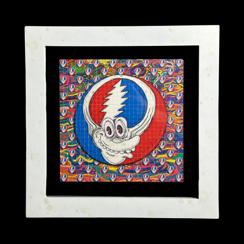 Grateful Dead 30x30 cm Framed Print By Vincent Gordon 01 | Monkey Paw Mexico