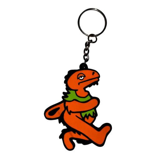 Grateful Dead Orange 3 Keychain By Elbo 01 | Monkey Paw Mexico