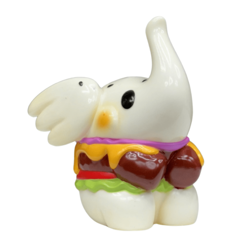 Greenie & Elfie Elephant Burger 3.5 Figure By Too Nathapong 02 | Monkey Paw Mexico