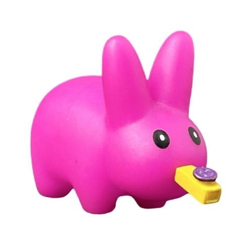Happy Labbit Purple W Kazoo 2 figure by Kozik (1) | Monkey Paw Mexico