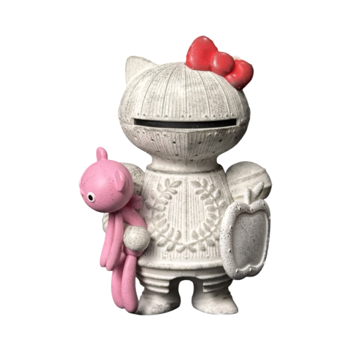 Hello Kitty White Knight 7” Figure by Eric So 1 | Monkey Paw Mexico