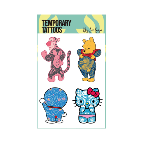 Temporary Tattoo Pack by Jee Saya Monkey Paw Mexico