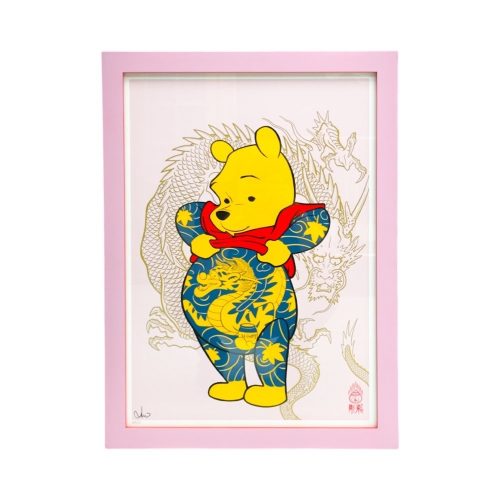 Tatpooh Golden Dragon 40 x 60 cm Framed Print by Jee Saya (Monkey Paw Exclusive)