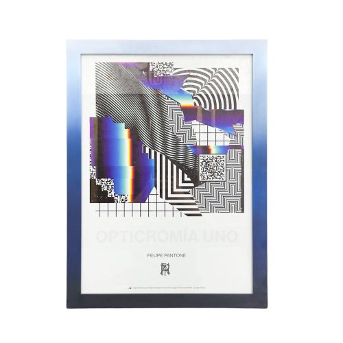 Opticromia Uno Framed Print 50 x 70 cm By Felipe Pantone Monkey Paw Mexico