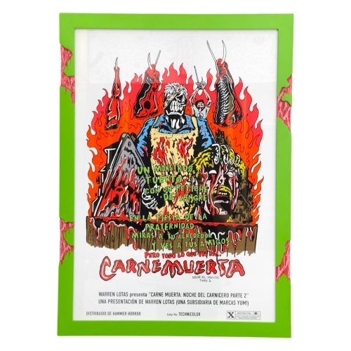 Carne Muerta 60 x 90 cm Framed Print By Warren Lotas LA Monkey Paw Mexico