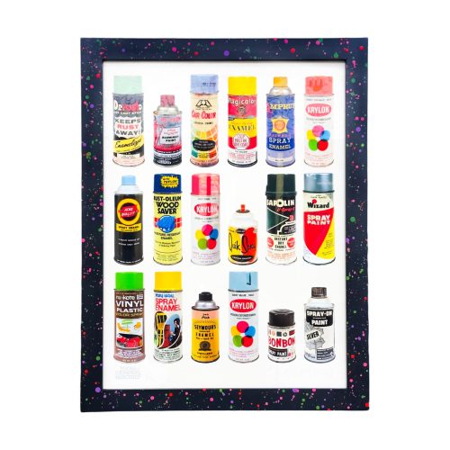 Tools Of Criminal Mischief: The Cans III 45 x 60 cm Framed Print By Roger Gastman Monkey Paw Mexico