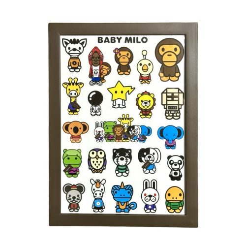 Baby Milo Friends 33 x 23 cm Framed Print Lord Monkey MX