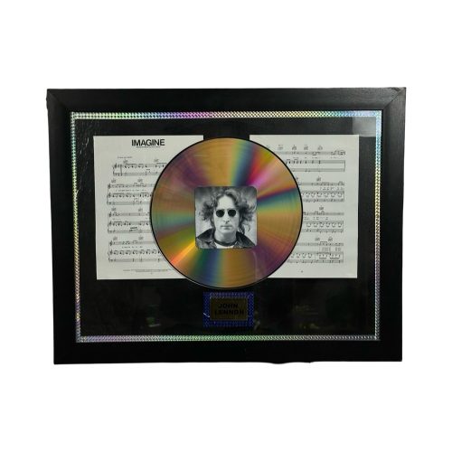 Imagine Vinyl 68 x 54 cm Framed Piece (2) | Monkey Paw Mexico
