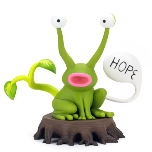 Jeremiah the Innocent Frog Hope 10" Figure By Daniel Johnston 01 Monkey Paw Mexico