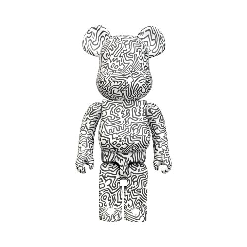 Keith Haring All Over Pattern 1000% Bearbrick 01 | Monkey Paw Mexico