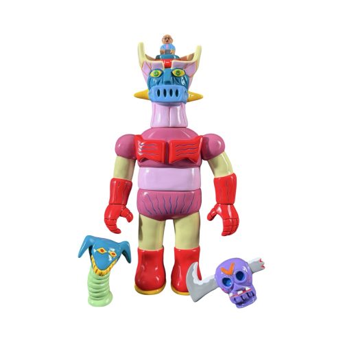 Mazinger Z Pink Edition 10” Figure by Dehara Yukinori x Kaiju One 01 | Monkey Paw México