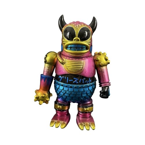 Mecha Greasebat Metallic Edition 9” Figure by Jeff Lamm x Monster Worship (2013 One Off) 01 | Monkey Paw México