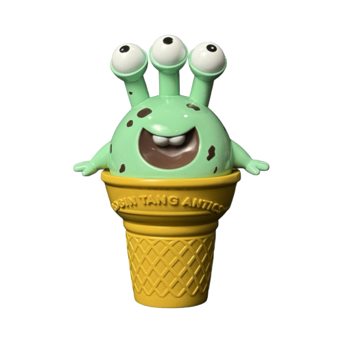 Mint Ice Cream Monster 4.5” Figure by Robin Tang Antics 4 | Monkey Paw Mexico