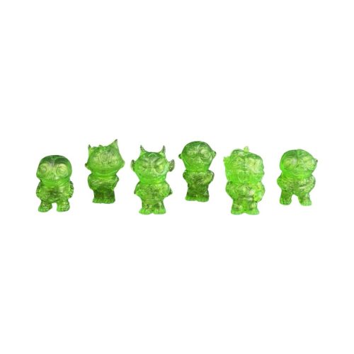 Miscreants Set Clear Green 2'' Figure By Miscreations Toys 01 | Monkey Paw Mexico