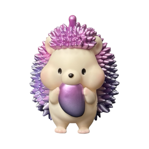 Pink:Purple Durian Hedgehog 6” Figure Signed by Jinart 4 | Monkey Paw Mexico