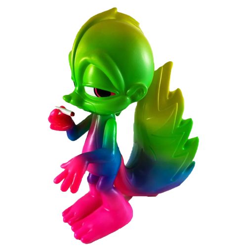 Punk Skunk Tie-Dyed Rainbow 9 figure by Ron English | Monkey Paw Mexico